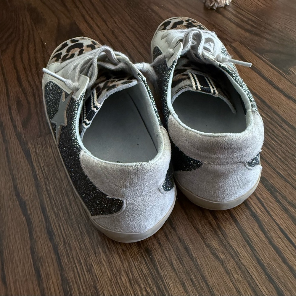ShuShop Girls Glitter Leopard Sneakers - Picture 5 of 7
